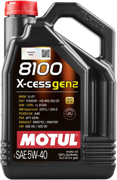 MOTUL 8100 X-cess Gen2, 5W40