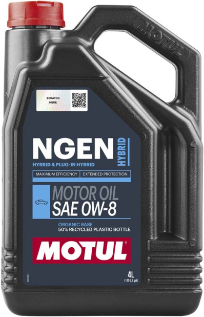 MOTUL NGEN HYBRID SAE, 0W8