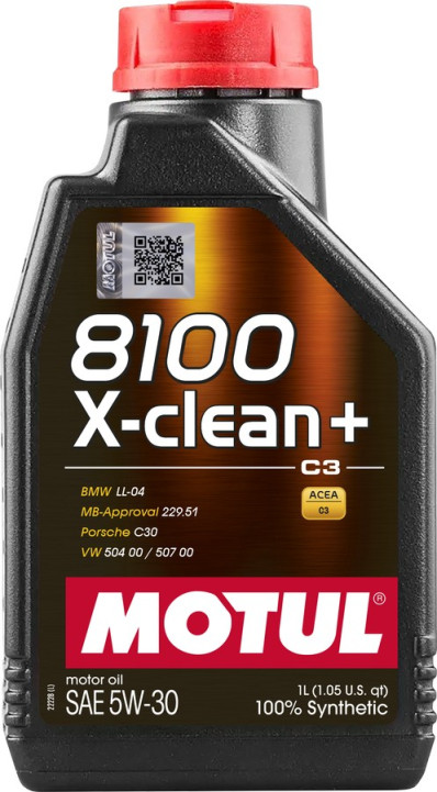 MOTUL 8100 X-clean+, 5W30
