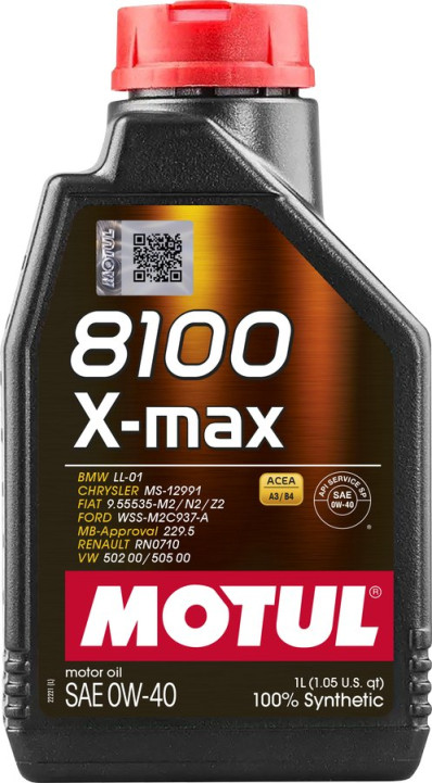 MOTUL 8100 X-max, 0W40