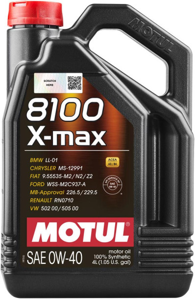MOTUL 8100 X-max, 0W40