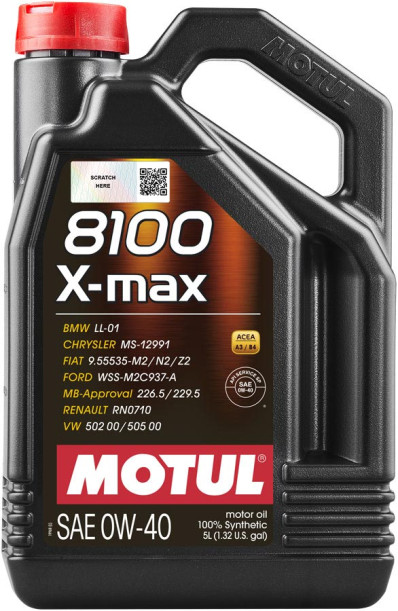 MOTUL 8100 X-max, 0W40