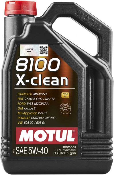 MOTUL 8100 X-clean, 5W40