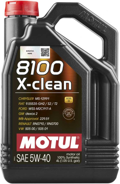 MOTUL 8100 X-clean, 5W40