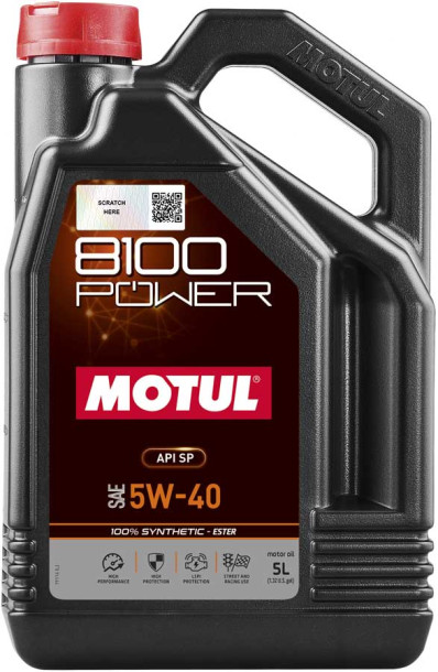 MOTUL 8100 POWER SAE, 5W40