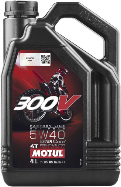 MOTUL 300V 4T FACTORY LINE OFF ROAD, SAE 5W40